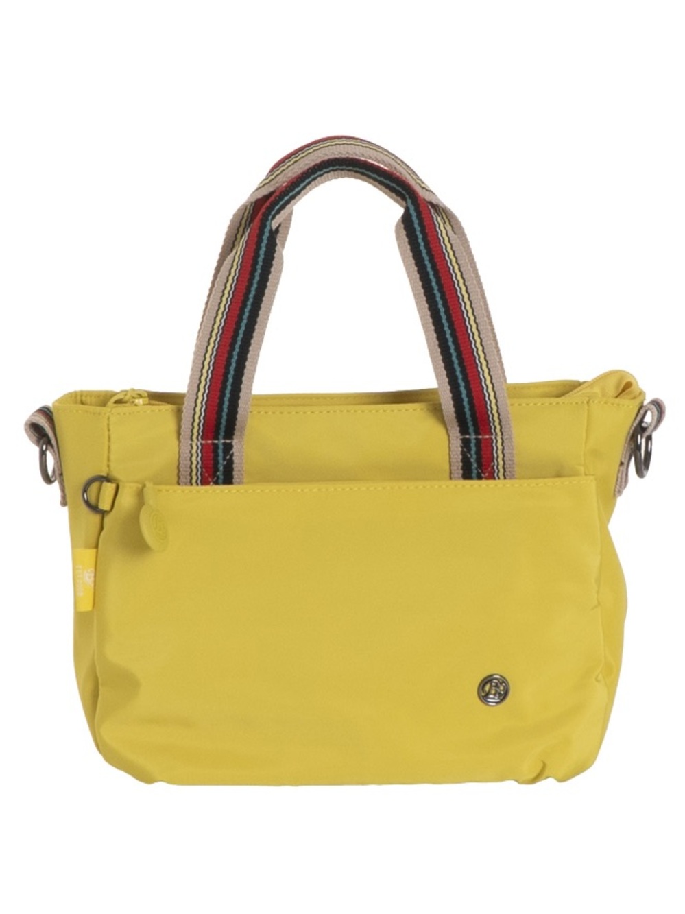 BOBO Yellow Striped-Handle Tote Bag